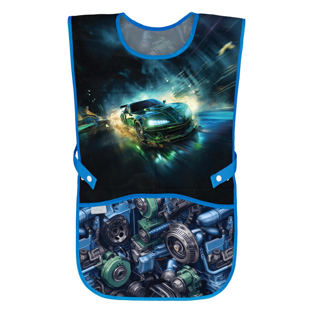 Školní set BAAGL Zippy Závodní auto - aktovka, penál, sáček, zástěra, peněženka - Obrázek 14