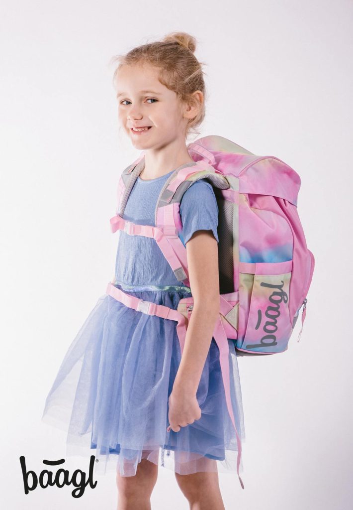 Školní set BAAGL Airy Rainbow Unicorn: batoh, penál, sáček, zástěra, peněženka - Obrázek 9