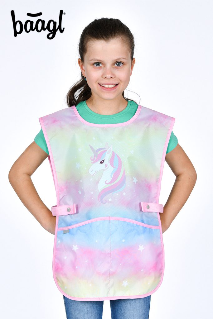 Školní set BAAGL Airy Rainbow Unicorn: batoh, penál, sáček, zástěra, peněženka - Obrázek 15