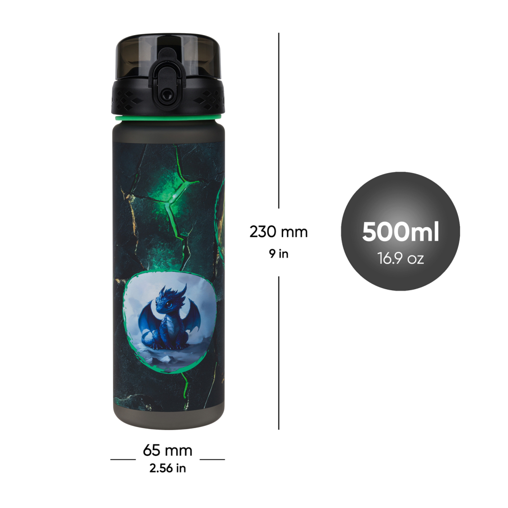 BAAGL Tritanová láhev na pití Draci, 500 ml - Obrázek 6