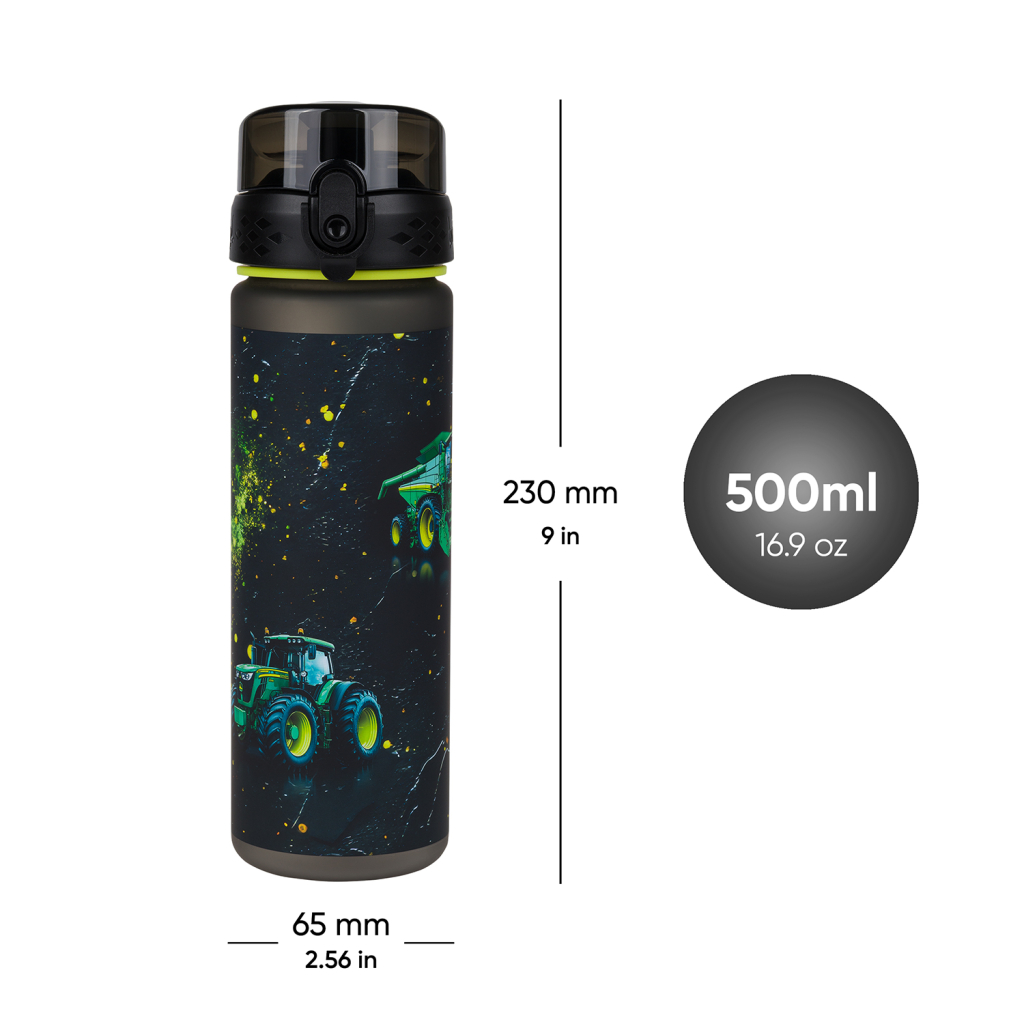 BAAGL Tritanová láhev na pití Traktor, 500 ml - Obrázek 6