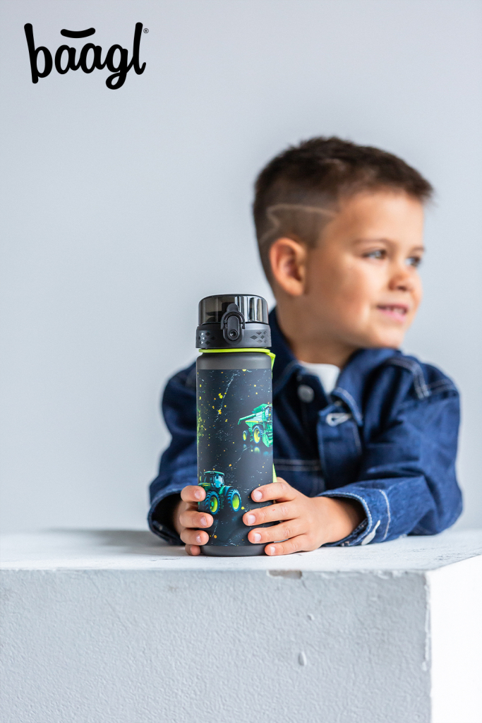 BAAGL Tritanová láhev na pití Traktor, 500 ml - Obrázek 7