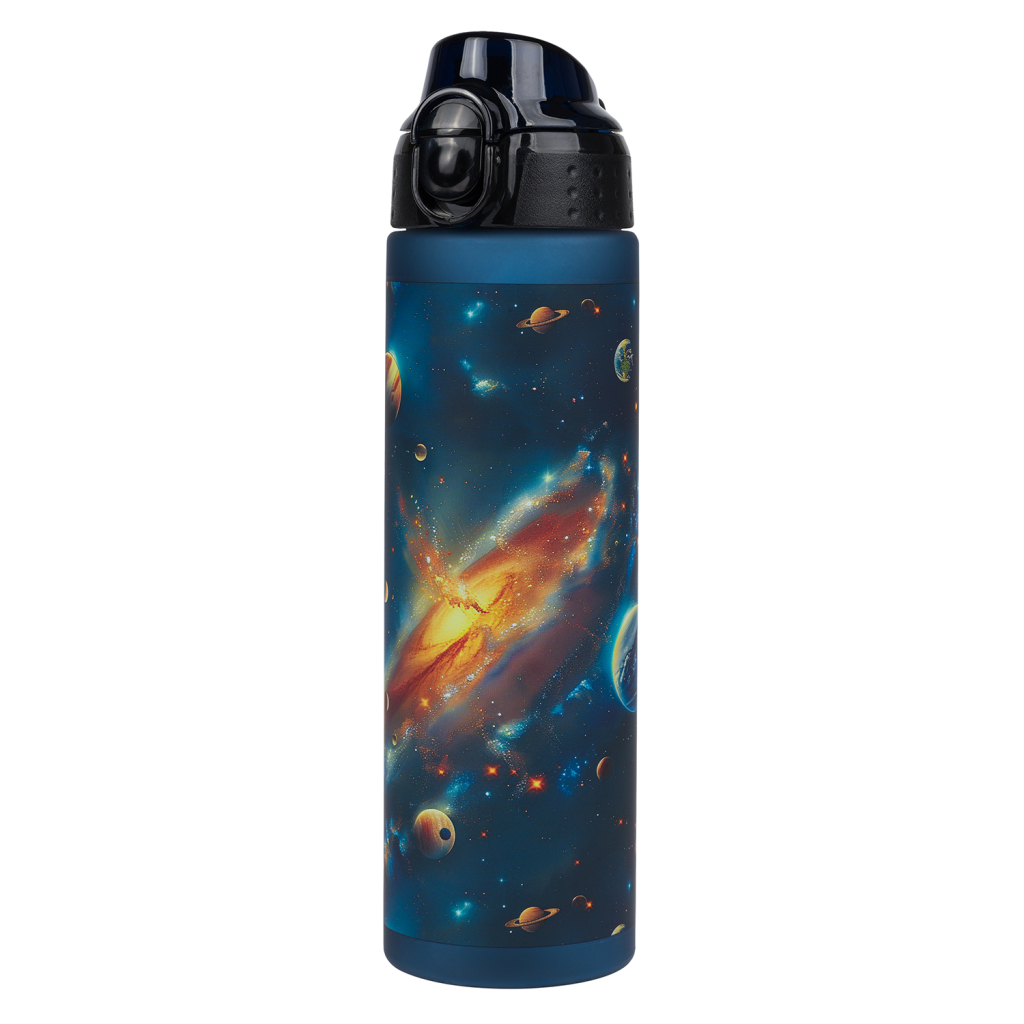 BAAGL Tritanová láhev na pití Vesmír, 700 ml