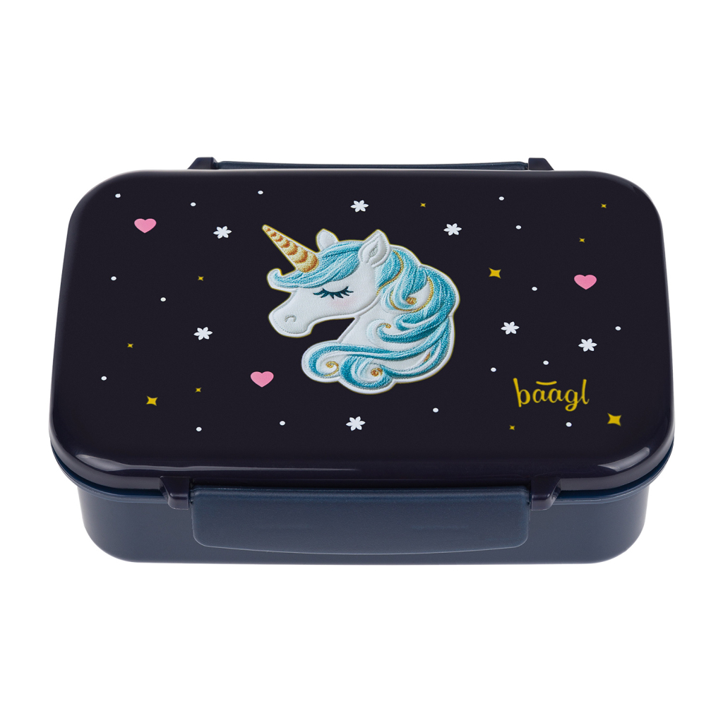 BAAGL Box na svačinu s přihrádkami Unicorn Gold - Obrázek 2