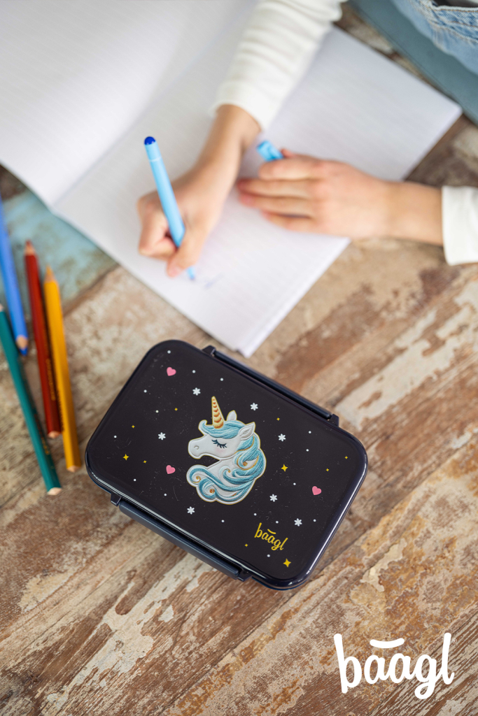 BAAGL Box na svačinu s přihrádkami Unicorn Gold - Obrázek 7