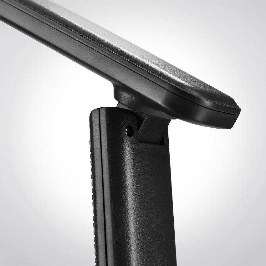 Solight LED stolní lampička s displejem, 9W, volba teploty světla, kůže, černá - Obrázek 5