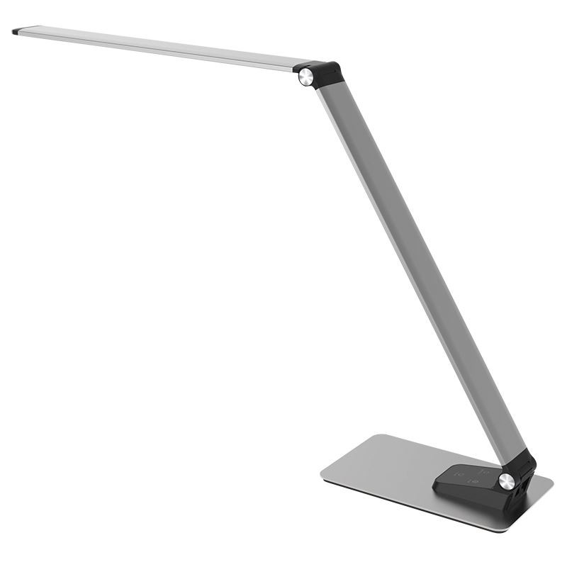 Solight LED stolní lampička stmívatelná, 11W, změna chromatičnosti, broušený hliník, stříbrná - Obrázek 2